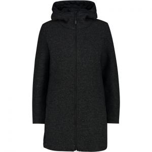 Женское пальто с капюшоном CMP, черный