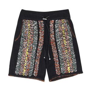 Шорты Amiri Braided Bandana Shorts Black, черный