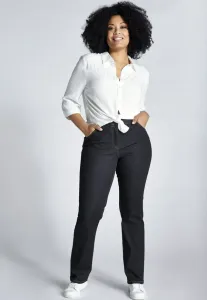 Джинсы прямого кроя Ulla Popken, Dark-Blue Denim