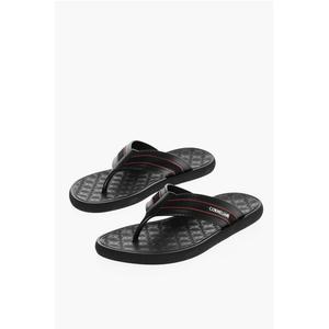 Резиновые шлепанцы с логотипом Corneliani, Blue