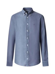 Hackett London Рубашка на пуговицах 'Ess' в цвете Dusty Blue, Regular fit