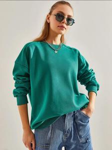 Bianco Lucci Свитшот в зеленом цвете