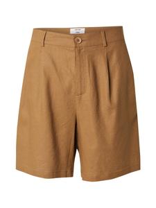 Обычные брюки со складками спереди DAN FOX APPAREL Alan, карамель