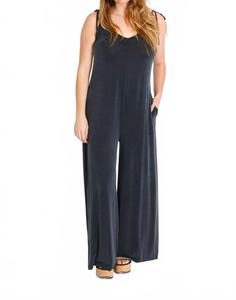 Черный комбинезон со шлейками Slate Cossac