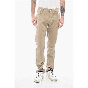 Бежевые хлопковые брюки Corneliani, Beige