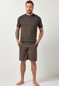 Пижамный комплект JP1880 TWO-PIECE, STRIPED SET, Hazelnut/Brown