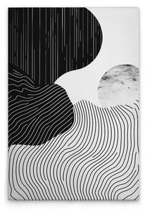 Картина на холсте A.S. Création Moonfall цвет schwarzgrauweiss