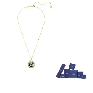 Кристальное ожерелье Symbolica унисекс gold Swarovski, золотой