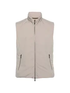 Жилет с высоким воротом Moorer, бежевый