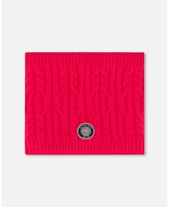 Зимний шарф-воротник с подкладкой, цвет Flash Coral, для девочек - для малышей/детей Deux par Deux, Flash coral