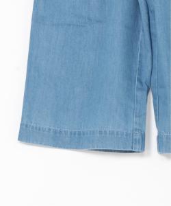 Светлые джинсовые широкие брюки