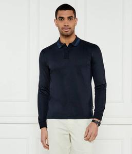 Рубашка поло Slim fit Boss, синий