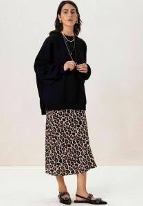 Юбка А-силуэта MIT LEOPRINT Sissy-Boy, коричневый