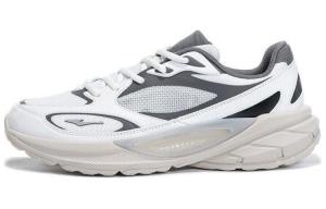 Кроссовки Lifestyle для мужчин с низким верхом из микрокристаллической ткани белого/бесшумного серого цвета Erke, цвет Microcrystalline white/silent gray