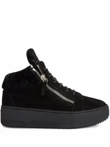 Кеды Kriss с меховой подкладкой Giuseppe Zanotti, черный