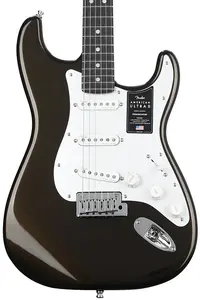 Электрогитара Fender American Ultra II Stratocaster - Texas Tea, накладка грифа из черного дерева