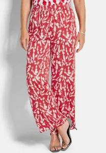 Брюки weite vera Goldner, Red/White Patterned