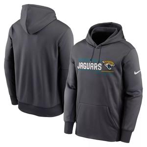 Мужская антрацитовая толстовка с капюшоном и логотипом Jacksonville Jaguars Prime Nike