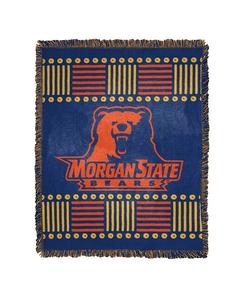 Жаккардовое плед The ​​Morgan State Bears Homage Northwest Company, синий
