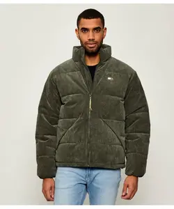 Вельветовая куртка Relaxed fit Tommy Jeans, зеленый