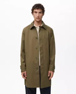 Мужское классическое водоотталкивающее тренч Mango, загар/бежевый