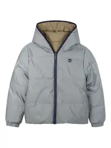 Двусторонняя утепленная куртка Timberland Kids, зеленый
