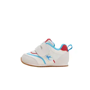 Нескользящая обувь для малышей KATETU, белый/серый/красный