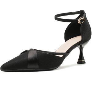 GOSO Женские туфли на платформе с массивным каблуком черные, цвет Black