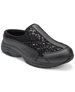 Женские кроссовки-мюли Traveltime без шнурков Easy Spirit, Black Leopard
