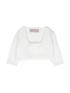 Двубортное кашемировое болеро La Stupenderia, белый