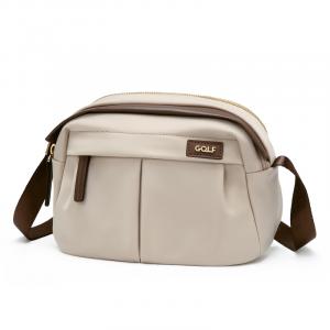 GOLF Сумка через плечо из ткани с искусственной кожей малого размера женская разноцветная, Apricot (Style 3)