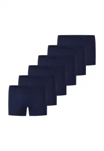 Короткие шорты из хлопка 95/5, упаковка из 6 штук. Schiesser, Nachtblau