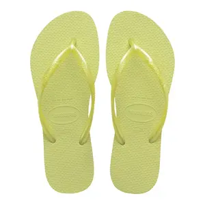 Женские шлепанцы Hav. Slim Matcha Green 412 Havaianas, зеленый