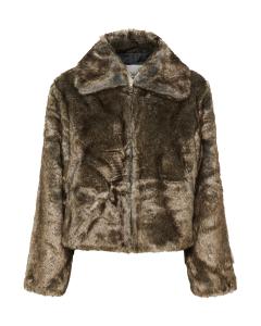 KAREN BY SIMONSEN Межсезонная куртка 'Carol' в цвете Chocolate