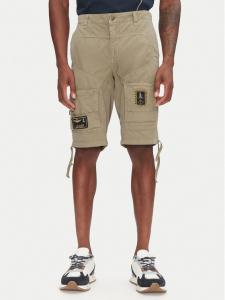Шорты из ткани обычного кроя 251BE041CT1122 Aeronautica Militare, хаки