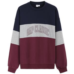 Весенний свитшот с круглым вырезом повседневный топ мужской GAP, синий