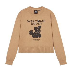 Женские свитера с круглым вырезом, средней жесткости, другие Palladium, camel