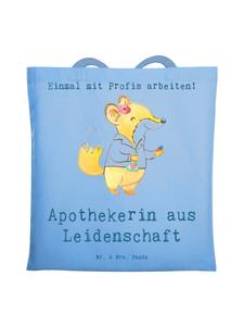 Mr. & Mrs. Panda Сумка для покупок, страсть фармацевта к своему делу... в небесно-голубом цвете