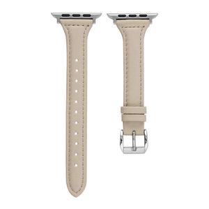 IBOANN Часы Strap Apple Compatibility Genuine Leather Material 257mm, Apricot