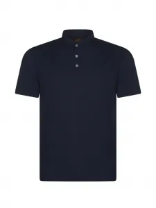 Рубашка-поло на пуговицах Zanone, синий