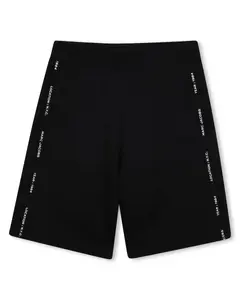 Детские бермуды из черного хлопка Marc Jacobs