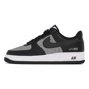Кроссовки Air Force 1 для скейтбординга унисекс с низким верхом, черный, серый Nike