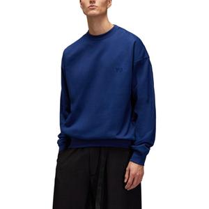 Французский вельветовый свитшот y 3 Y-3, темно-синий