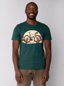 Футболка wat? Apparel T-Shirt Gravelbike, темно-зеленый