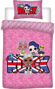 Пододеяльник детский 140 х 200 см хлопок розовый L.O.L. Surprise