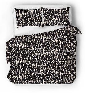 Сатиновое постельное белье Sense Eight ZEN, черный - 155 х 220 см