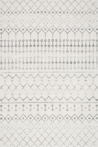 Ковер nuLOOM, 305 x 427 см, Moroccan Blythe, Grey, выцветший бохо-дизайн, устойчивый к пятнам, для спальни, столовой, гостиной, прихожей, офиса, кухни, входной зоны