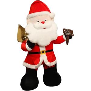 Мягкая и милая плюшевая кукла Санта Клаус высотой 60см/80см/100см/130см/160см Enlightenment