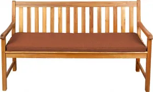 Подушка-сиденье для скамейки, садовой качели, сиденья, гладкая. FK5 (180x40x5, оранжевый) POOM