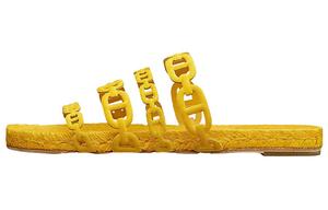 Шлепанцы Hermès Ancone женские, ярко-желтый